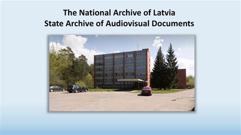 one lv архив|The National Archives of Latvia .